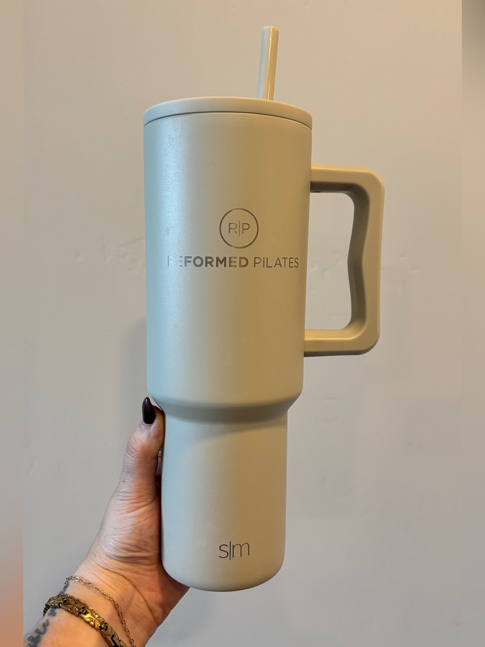 Reformed Pilates Tumbler with Straw